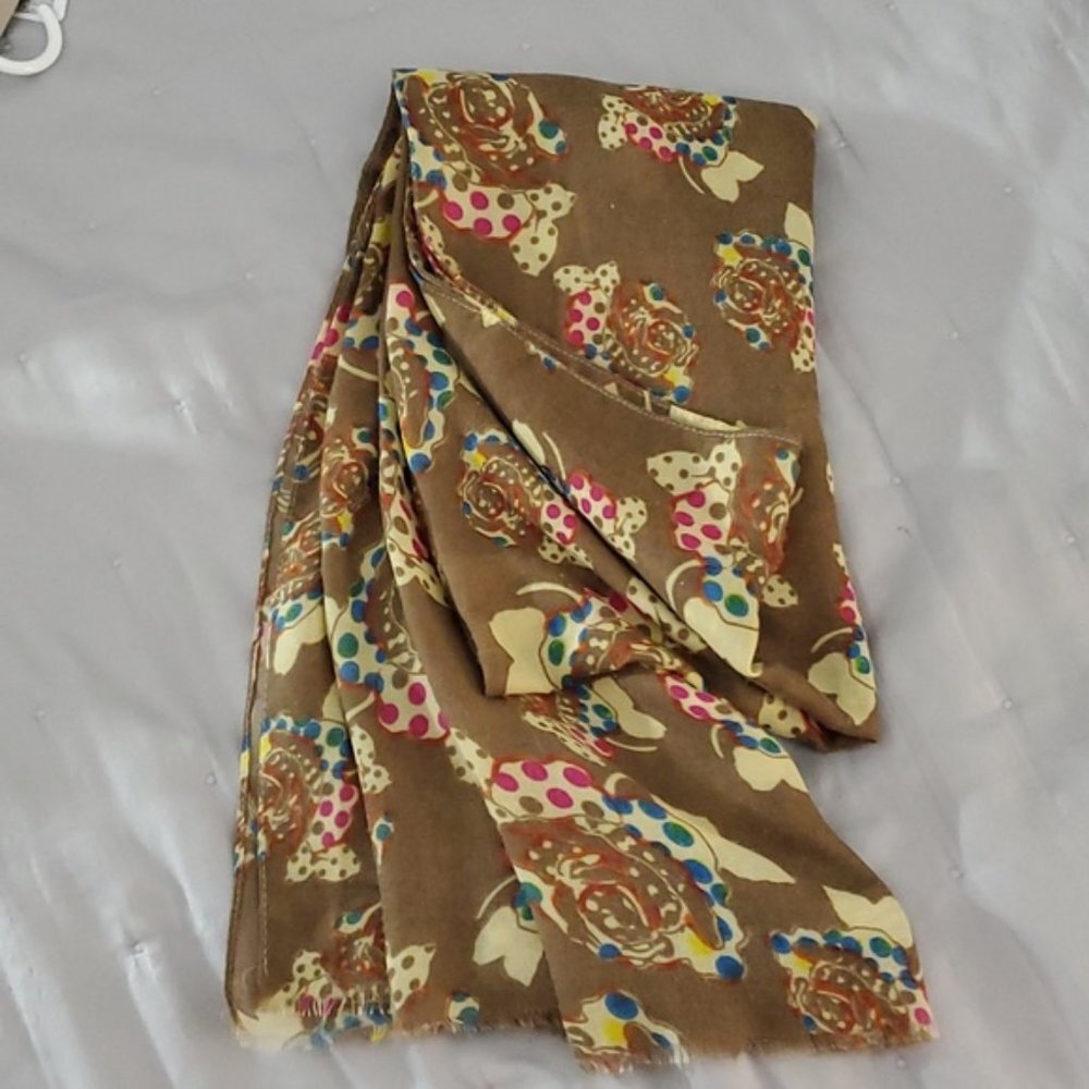 Soft Pashmina Floral Scarf